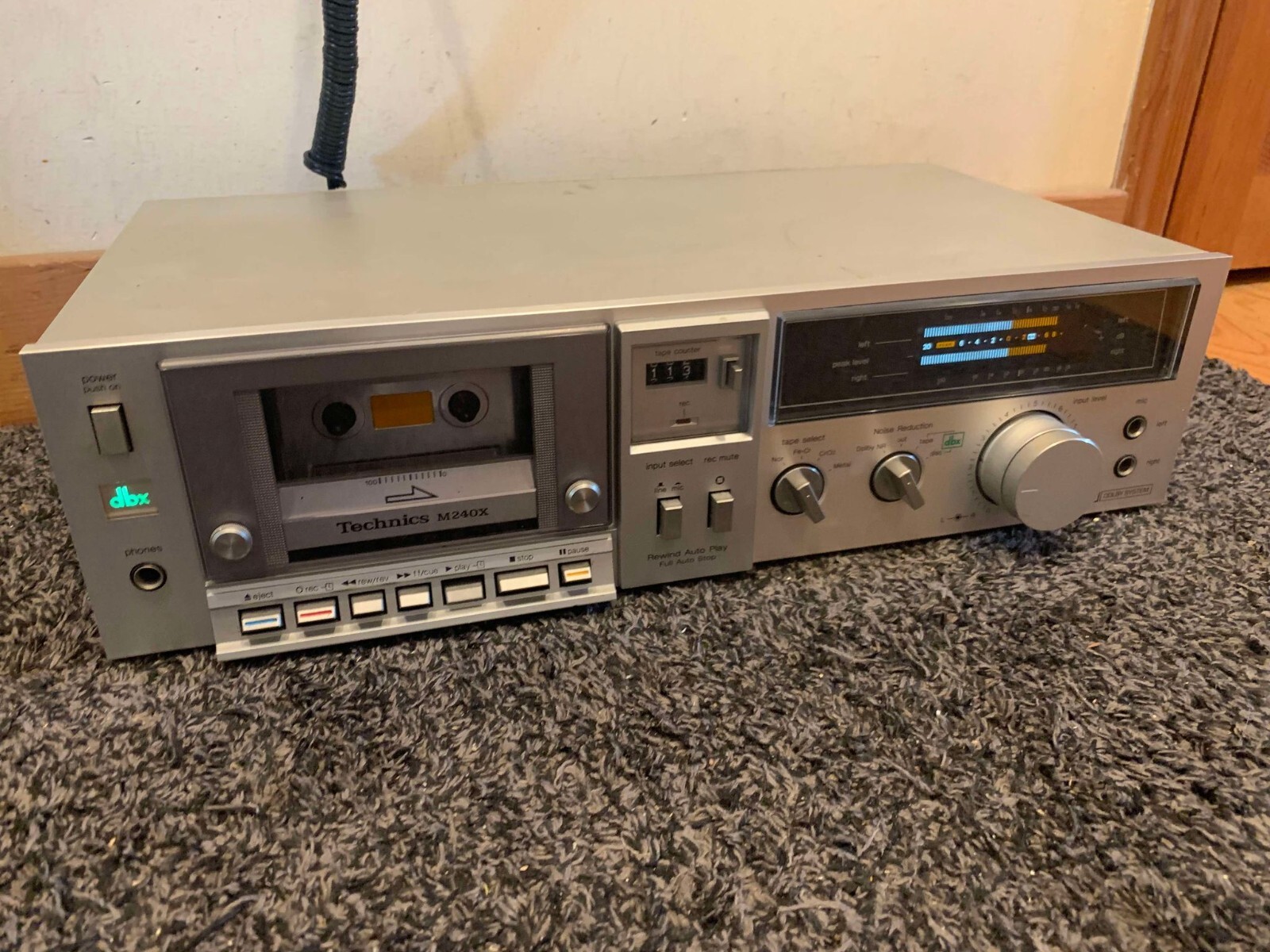 Vintage Technics RS-M240X Cassette Deck | eBay Vintage Technics RS-M240X Cassette Deck | eBay