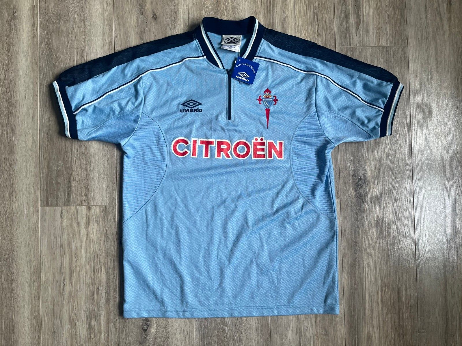 UMBRO 80s FOOTBALL SHIRT SOCCER JERSEY LONG SLEEVE sz 34/36