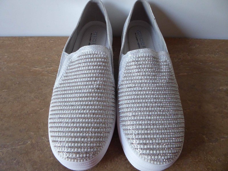 Skechers Street Air Cooled Shoes S Us9 Silver