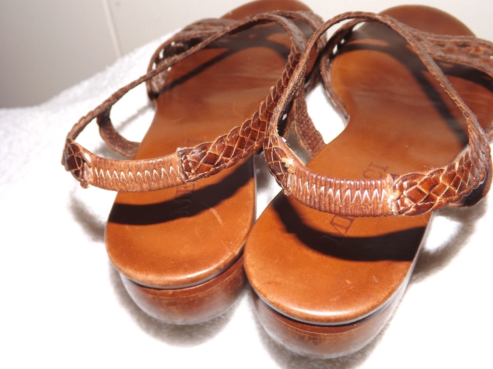 SESTO MEUCCI Ladies Leather Sandals in size 6 M in Brown    #396