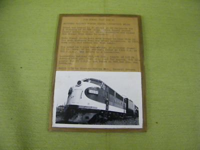 Vintage Set Of 9 Train Postcards