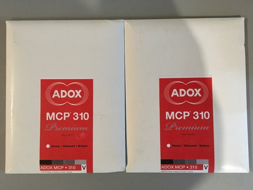 ADOX MCP 310. Glossy B&W RC Paper 25 Sheets 8 X 10 Sealed Lot Of 2