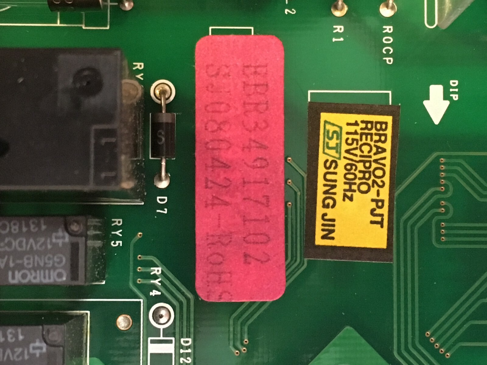 Refrigerator Electronic Control Board EBR34917102 Kenmore/LG