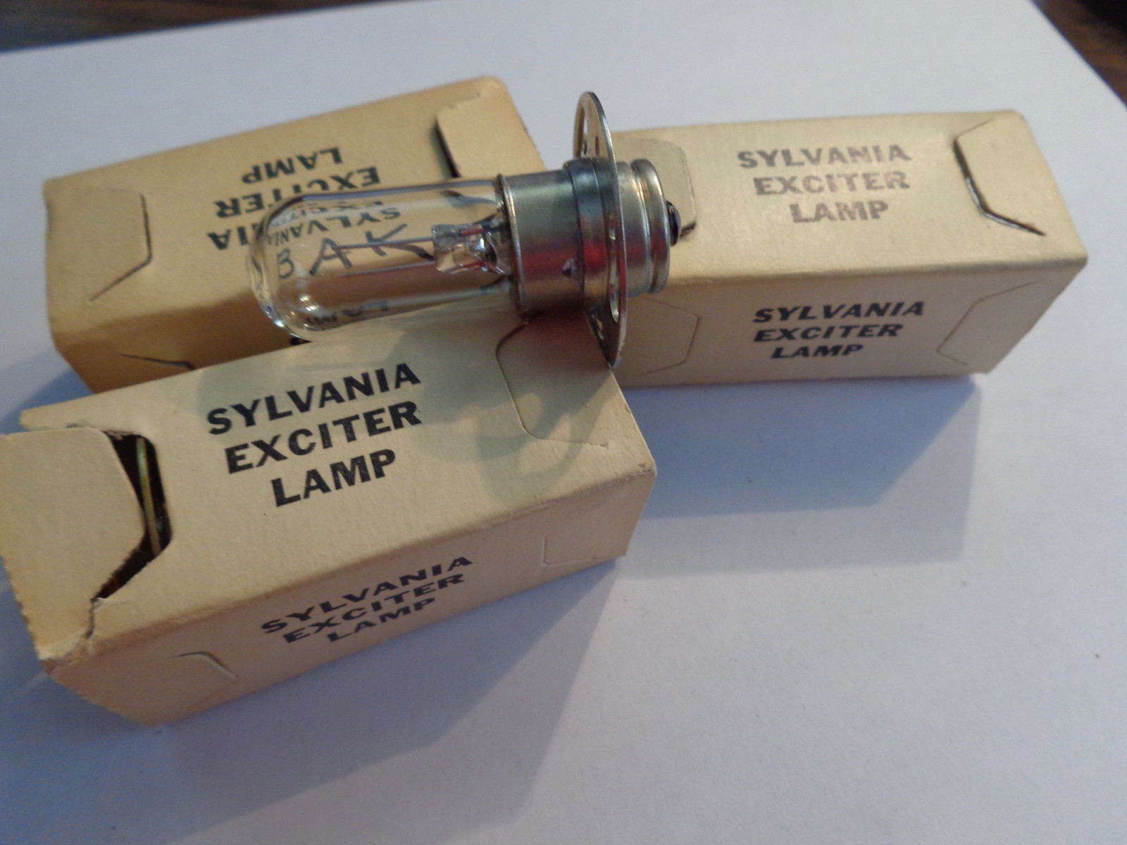 BAK EXCITER LAMPS BULBS NEW 4 ea.  4 volt, 3 watt, .75 amp.