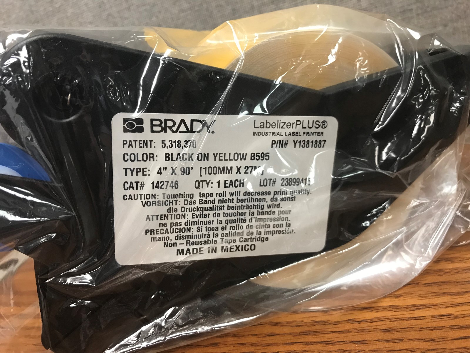 Brady 142746 LABELIZER PLUS TAPE