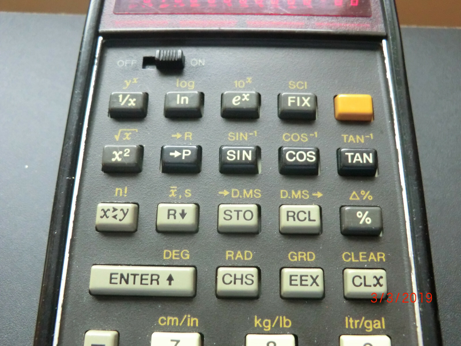 VINTAGE HP-45 Scientific Calculator in good condition with Accessories