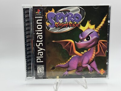 Spyro the Dragon 2 Ripto Rage PS1 PlayStation Gold Foil Holographic Black Label