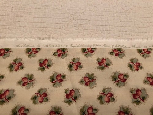 Laura Ashley Vintage English Country Print Fabric Stain And Soil Resist 6 Yards