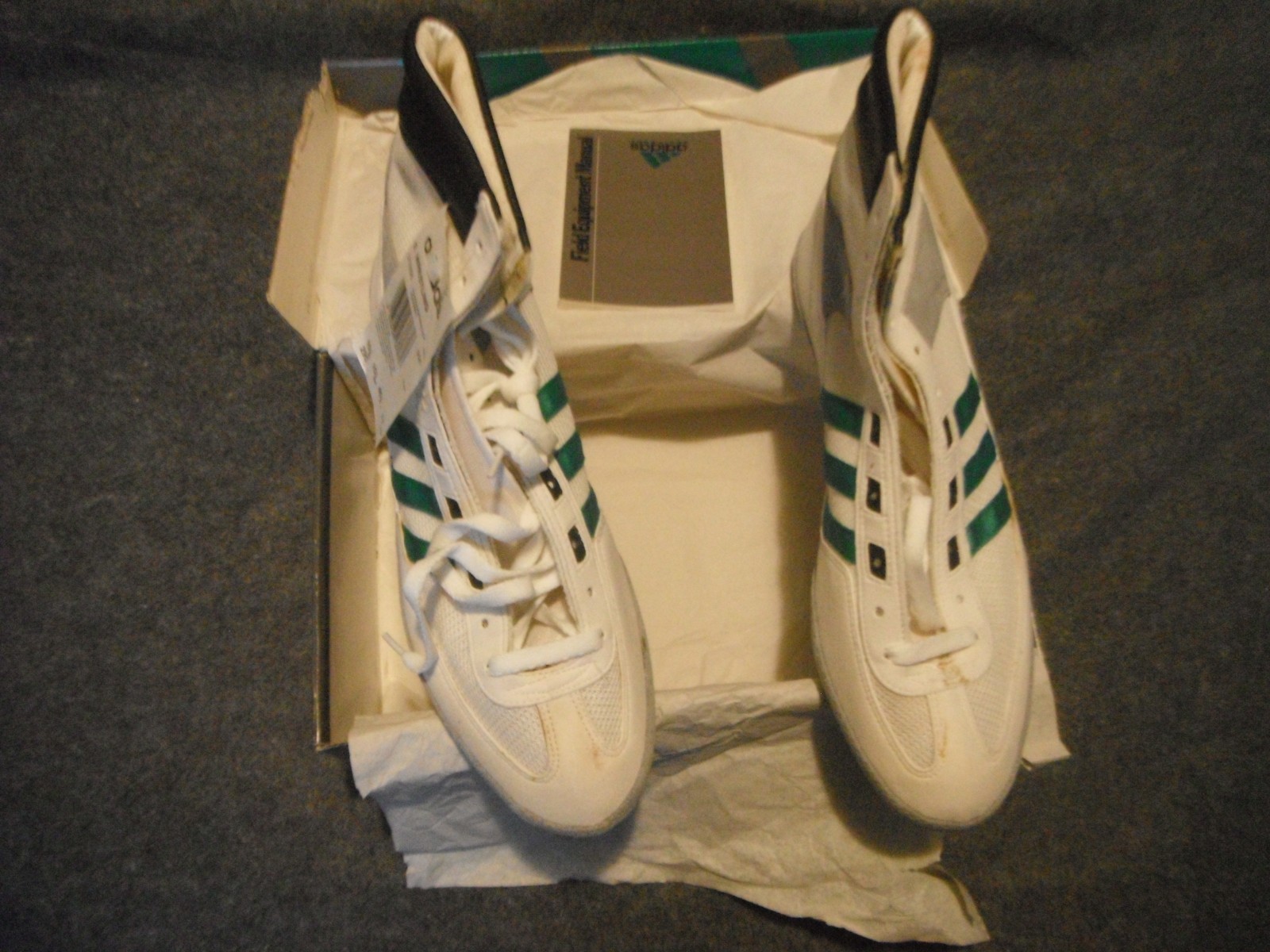 Adidas Equipment Wrestling Shoes- RARE- NEW- LEAF BOTTOM