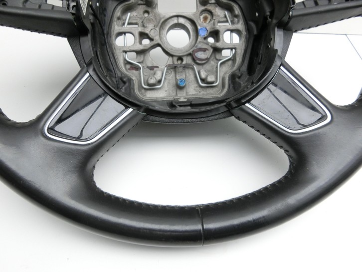 Audi A8 4H D4 09-17 Lenkrad ohne Airbag Soul Schwarz Leder Audi A8 4H D4 09-17 25.04.2012 616690800E 4H0419091AB... Vorschau 4