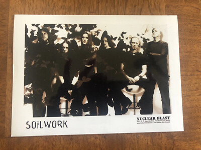 Soilwork Swedish Melodic Death Metal Group Vintage Rare 5x7 Press Photo #1