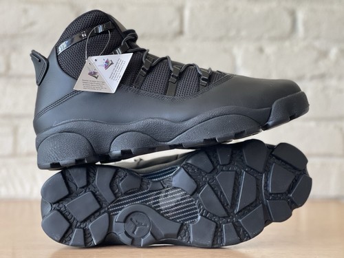 Nike Air Jordan 6 Rings Winterized Triple Black Boots FV3826