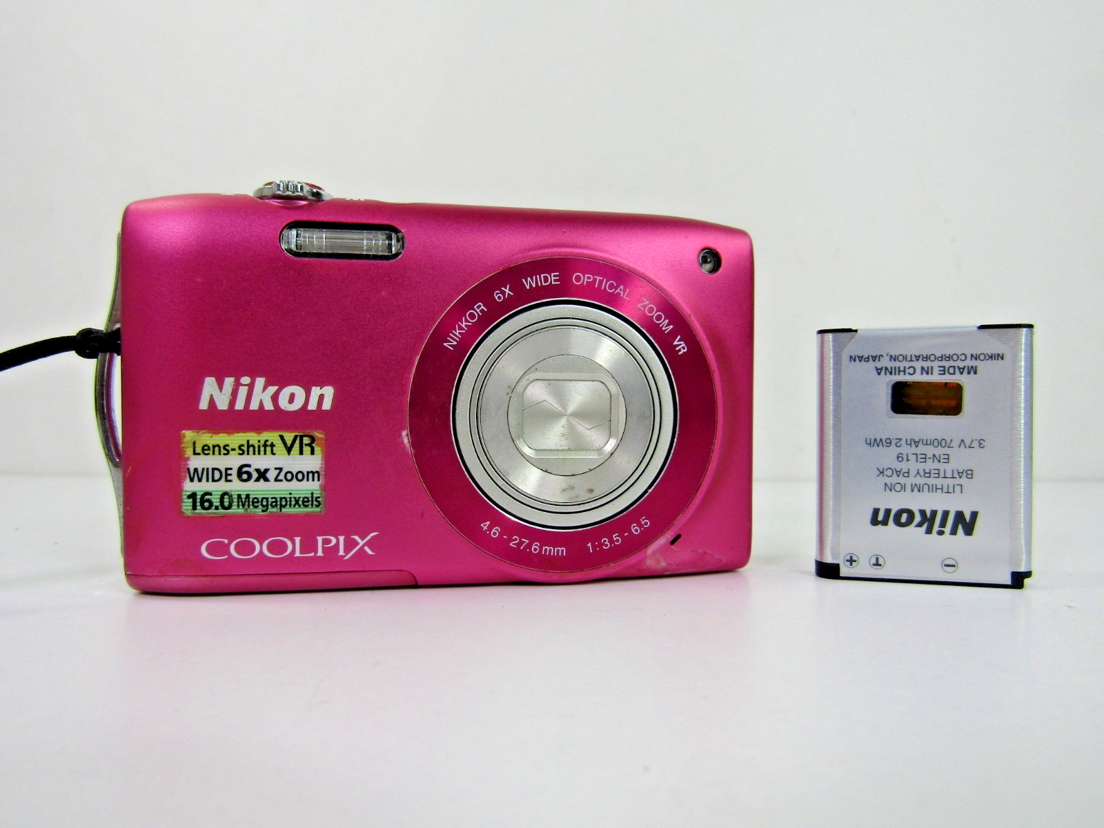 Nikon COOLPIX S3300 ピンク Nikon COOLPIX S3300 16.0MP Digital Camera Pink | eBay