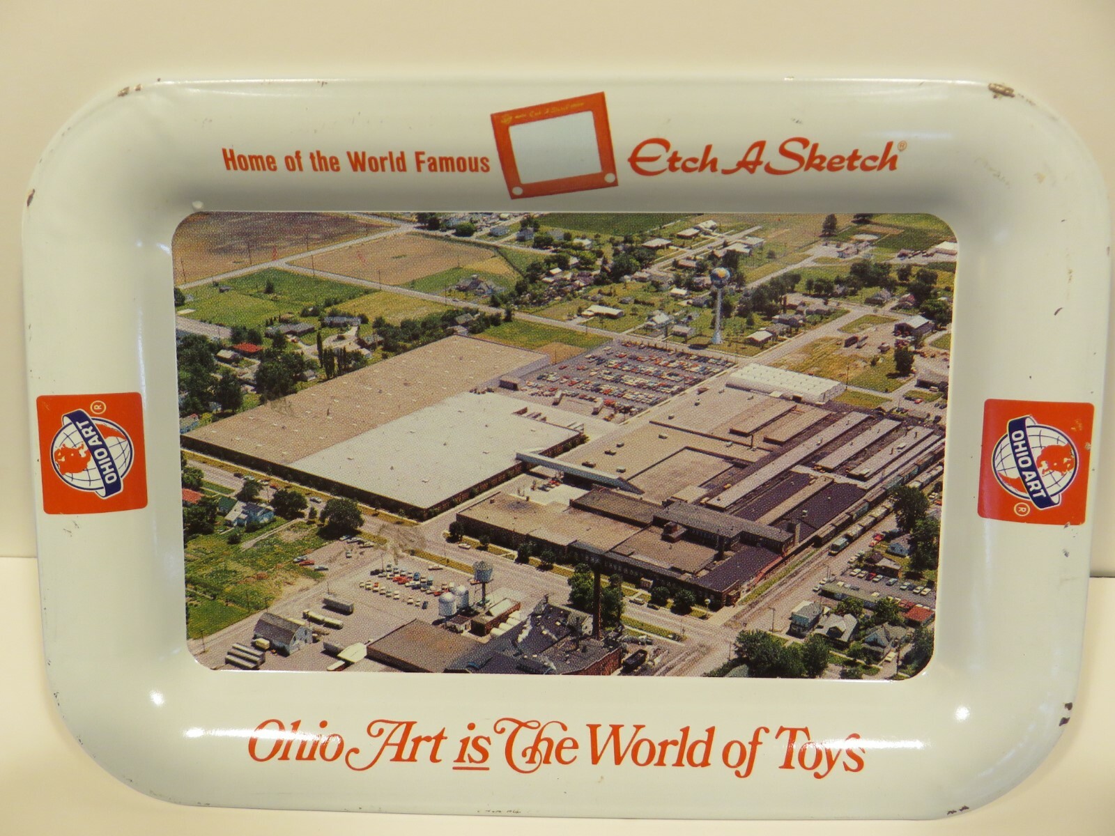 Vintage Ohio Art Etch A Sketch Small Tray  ( Older Version ) Toy Manufacturer