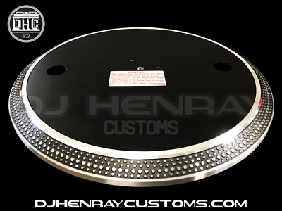 TECHNICS SL-1200 SERIES OEM BLACK PLATTER MK2 MK3 M3D MK4