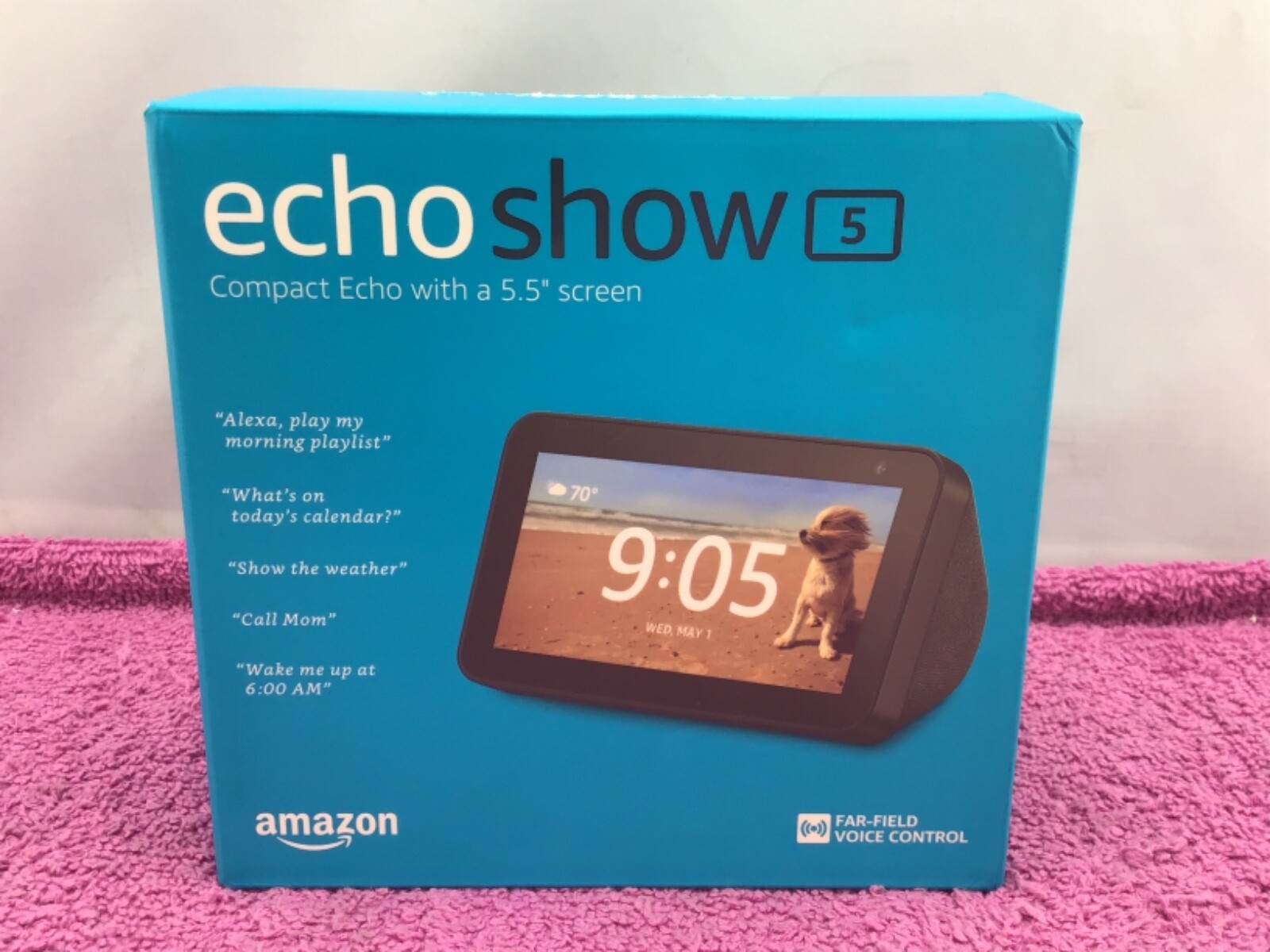 Купить Голосовой поддержкой умных помощников Amazon Echo Show 5 Smart  Display /5.5 Screen, Works w/alexa (h23k37) NOB в интернет-магазине с Ebay  с доставкой из США, низкие цены | Nazya.com