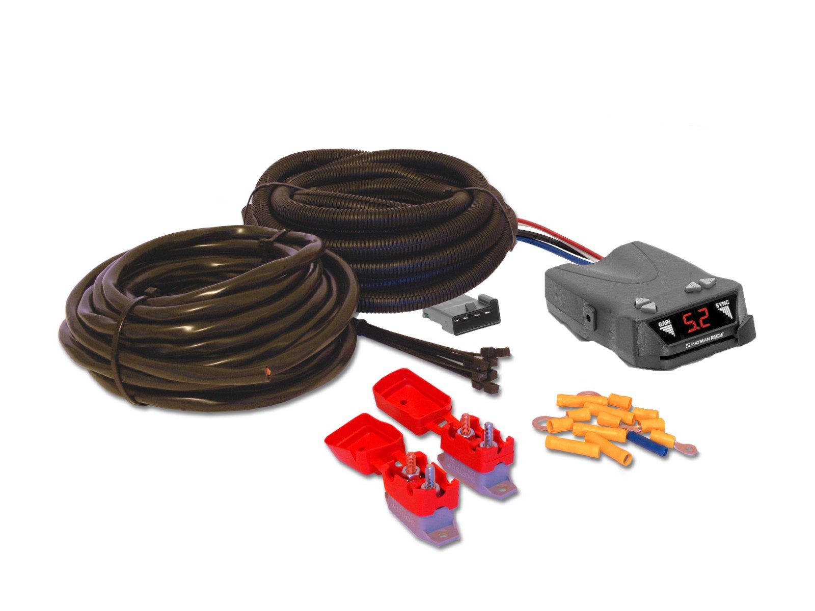 HAYMAN REESE 05650 ELECTRIC BRAKE CONTROLLER & HOT Wiring Kit eBay