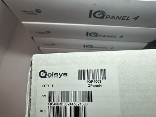 QOLSYS iQ4 iQP4003 WIRELESS ALARM SYSTEM ALARM.COM LTE 2GIG HONEYWELL 345 MHz