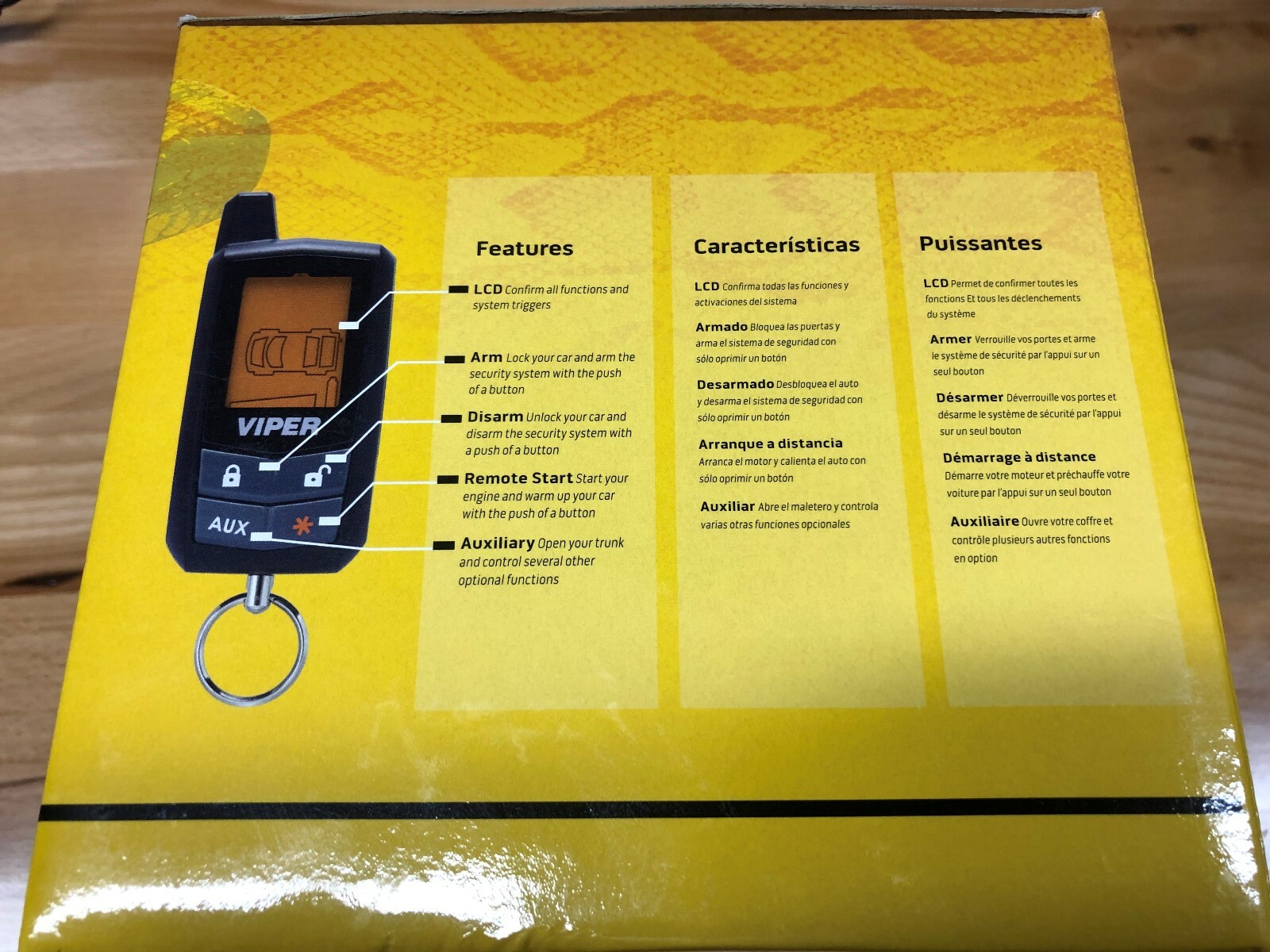 Viper Car Alarm & Remote Starter 2-Way LCD Remote 5305V - 1/4 Mile Range