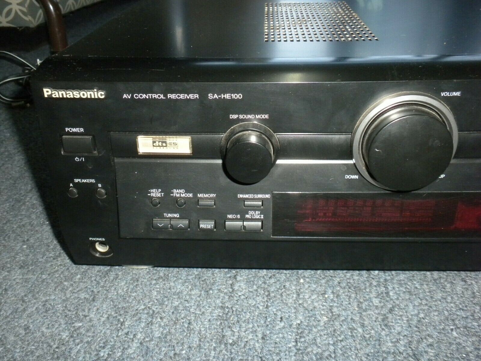 Panasonic SA HE100 6.1 Channel 600 Watt Receiver