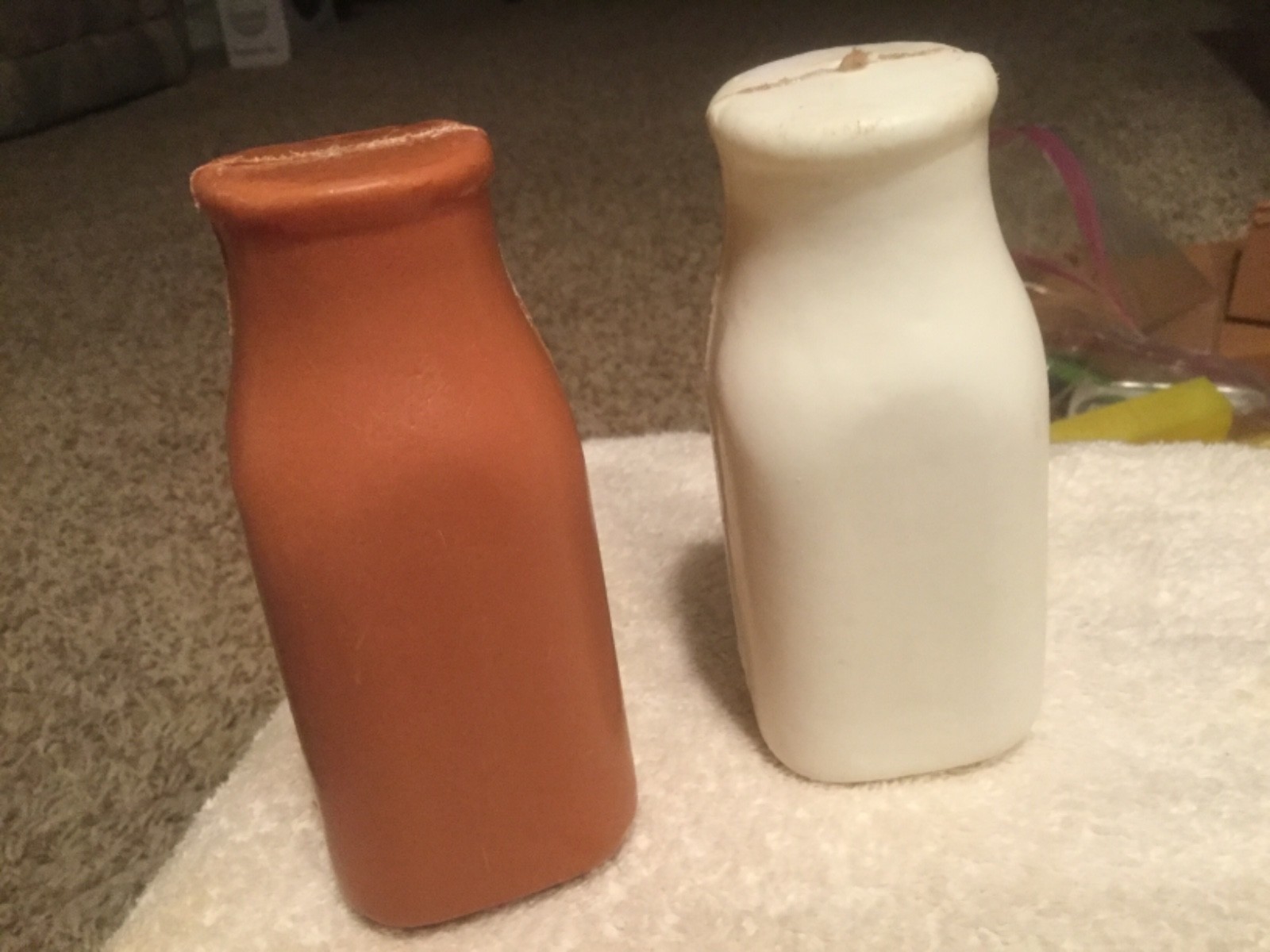 Vintage Child’s Plastic Milk Container Bottles/ Carton