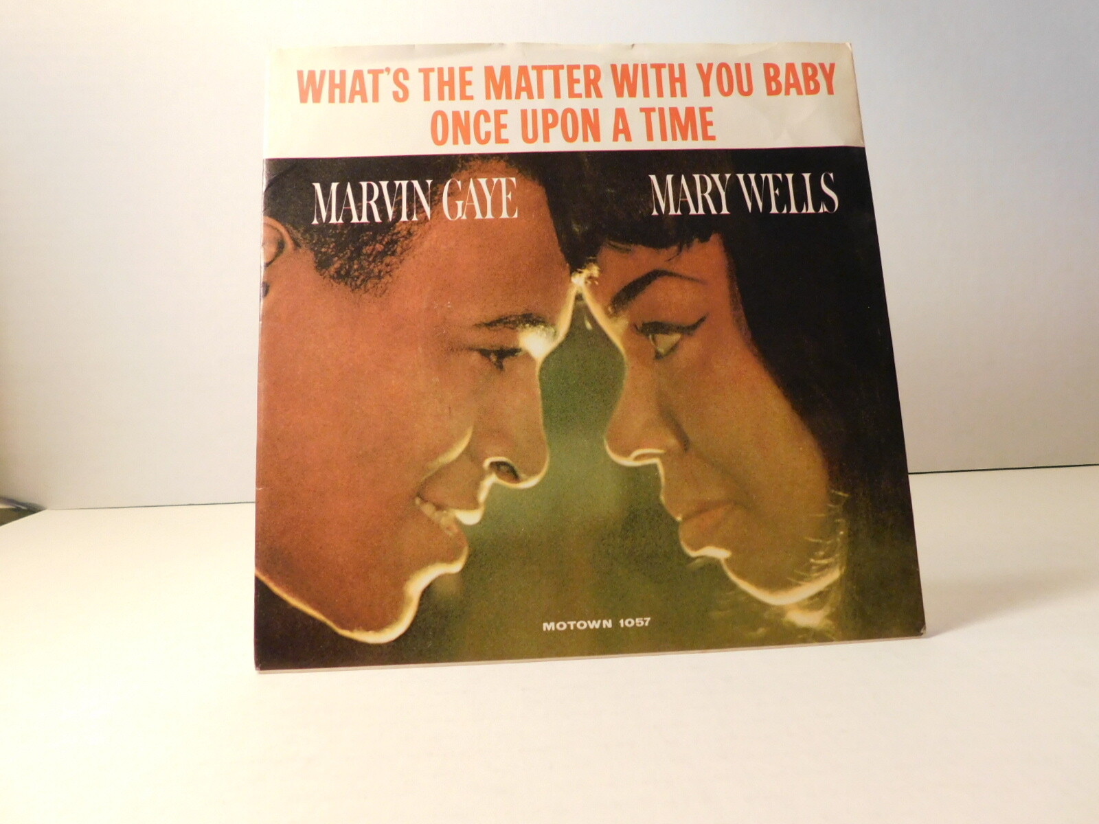Marvin Gaye Mary Wells 45 w/ ps Motown 1057 What's The