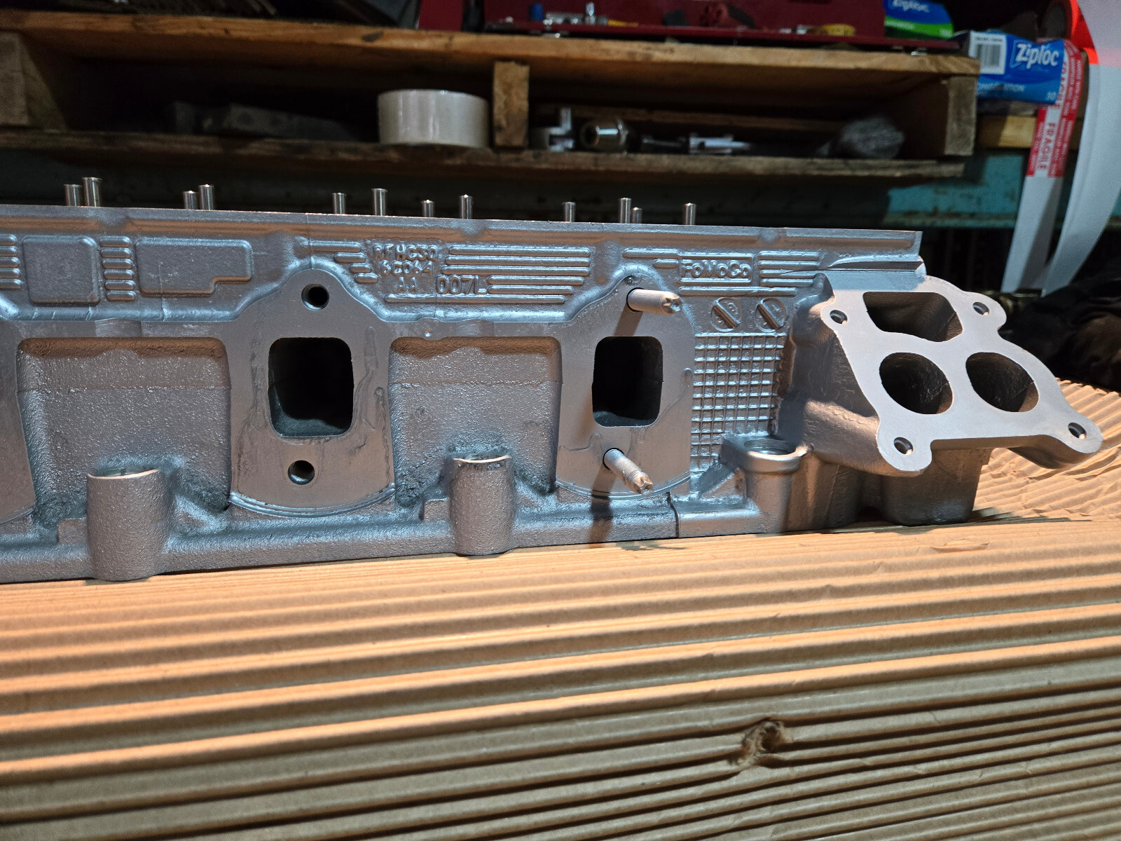 6.7 POWERSTROKE LOADED REMAN OEM CYLINDER HEAD LH DRIVERS SIDE HC3Q-6C064-AA - Picture 5 of 11