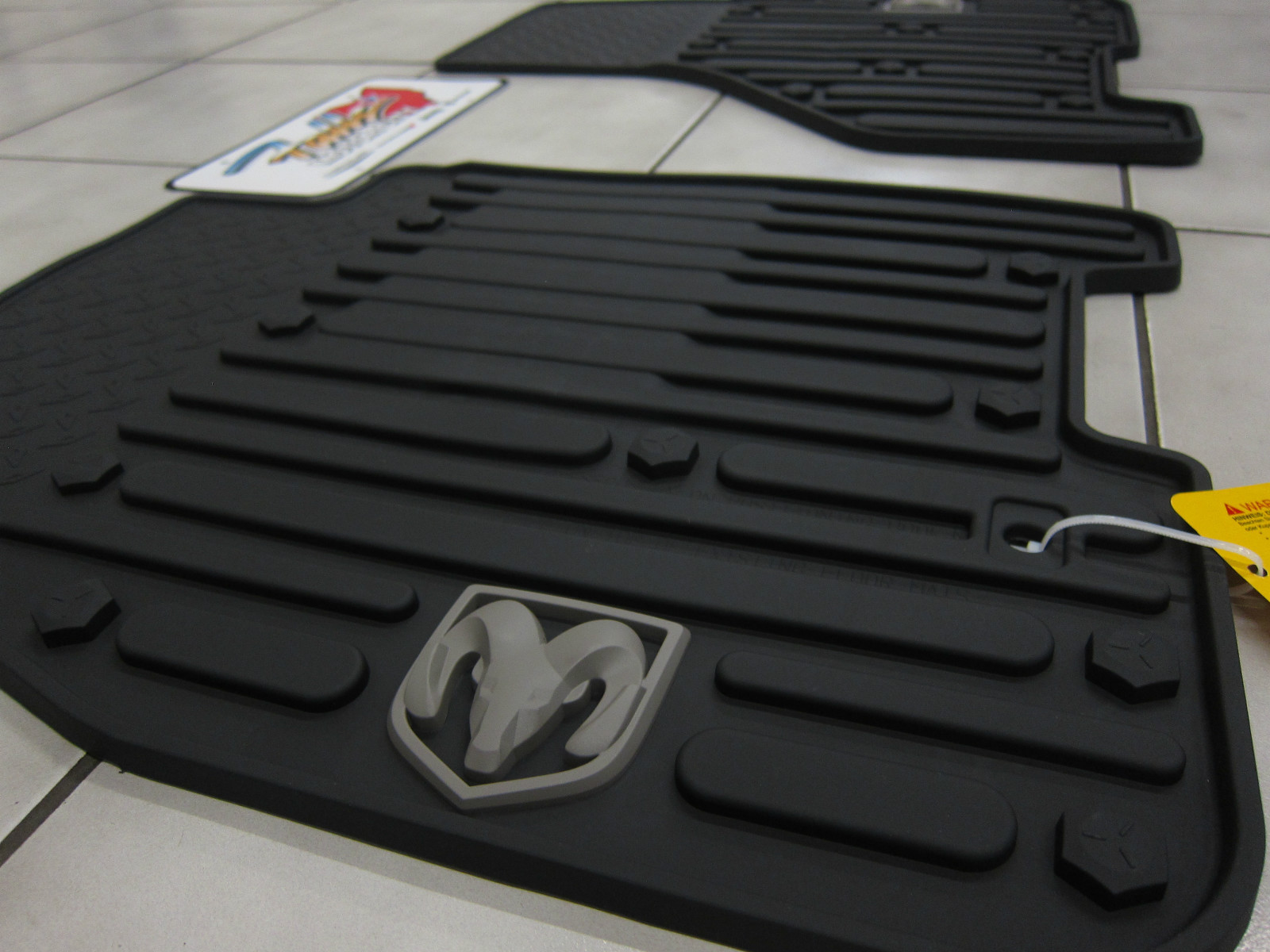 20092012 Dodge Ram Crew Cab All Weather Rubber Slush Floor Mats Mopar