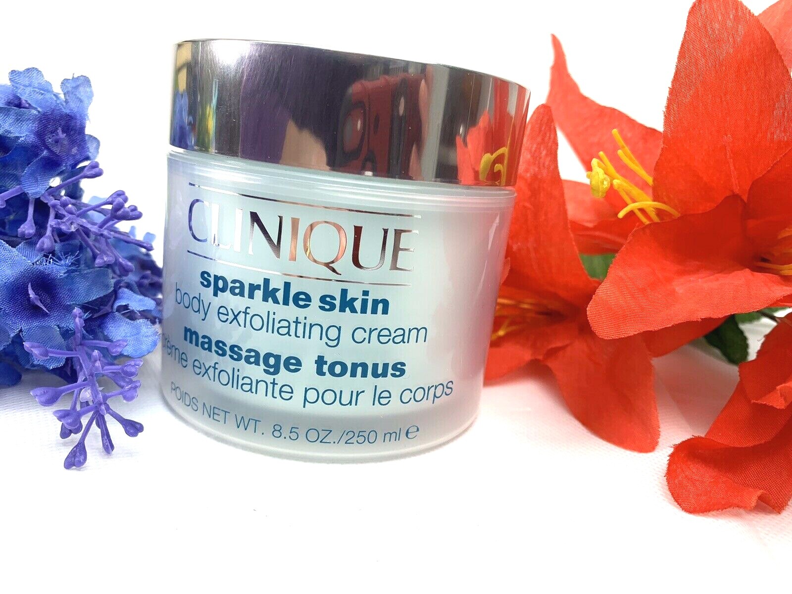 CLINIQUE SPARKLE SKIN Body Exfoliating Cream 8.5oz/ 250ml Full Size New