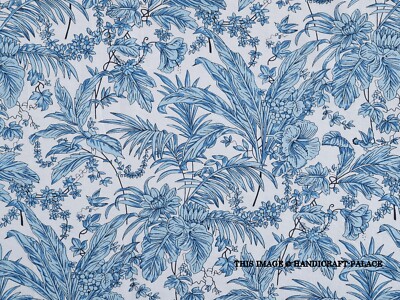 New Handmade Block 3 Yard 100%Cotton Fabric Craft Floral Hand-Block Print Fabric