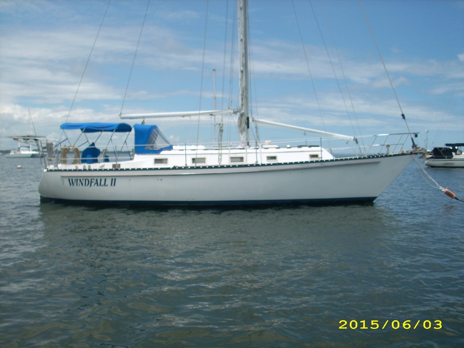 1979 37' Hunter Cherubini sailboat
