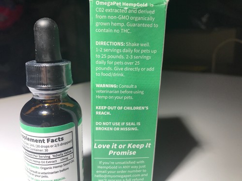 Omega Pet Hemp Gold 300 Full Spectrum Hemp