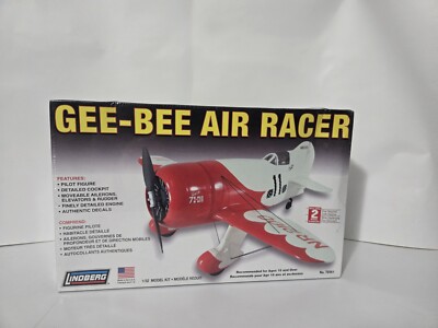 Lindberg 1-32 Gee-Bee Air Racer Airplane Sealed New Nice