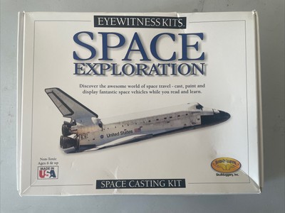 Shuttle & Apollo Saturn 5 Space Casting Kit Space Exploration Open Box