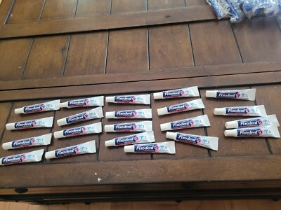 25 Fixodent Professional Precision Hold .35 Samples Travel Size Denture Adhesive