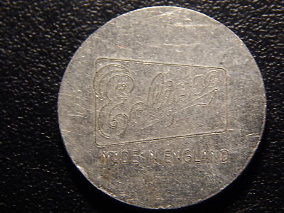 ECLIPSE MADE IN ENGLAND TOKEN!   WW289XXX