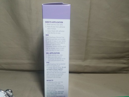 ScarAway Complete Scar Treatment Kit Scar Treatment Gel & Sheets Exp 07/20