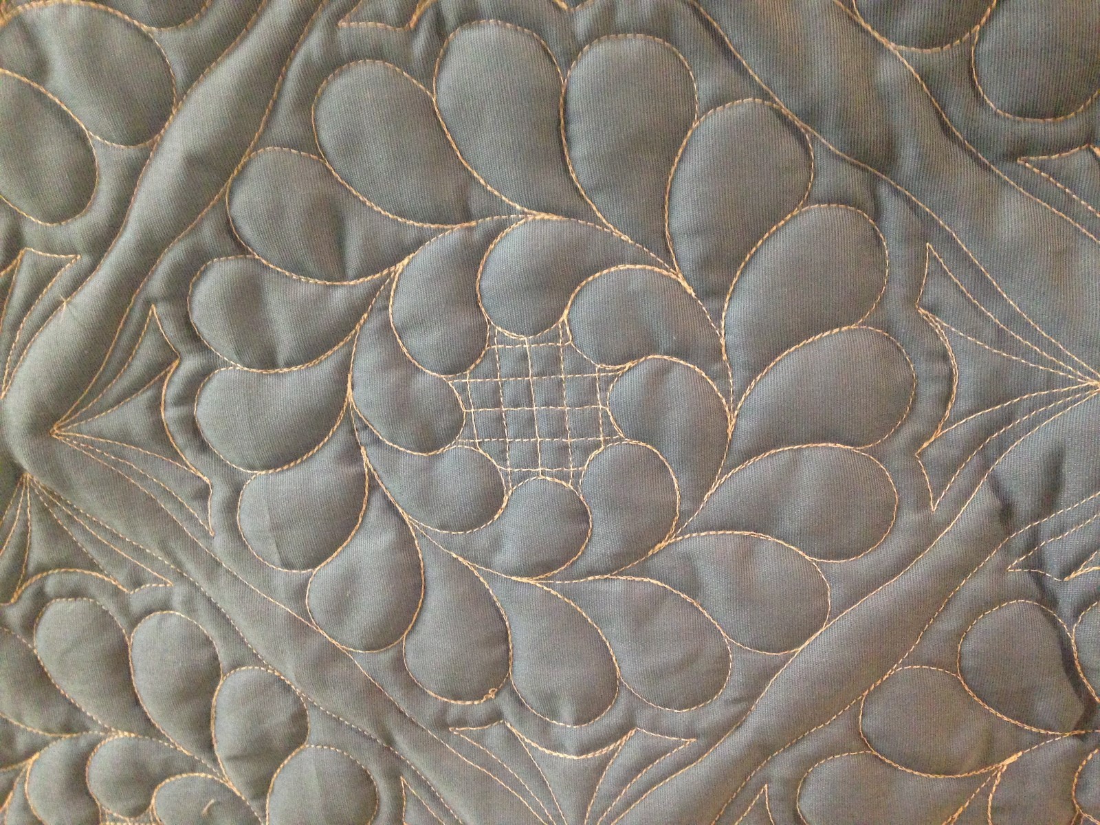 Queen size Quilt - Nine Patch on Point