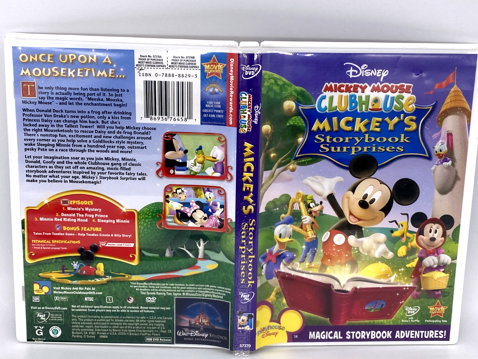 Mickey's Storybook Surprises (DVD) 786936764581 | eBay