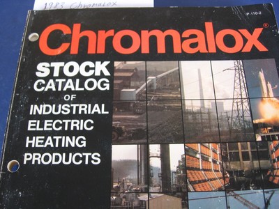 Chromalox Heating Products 1983 Catalog Emerson Electric Asbestos