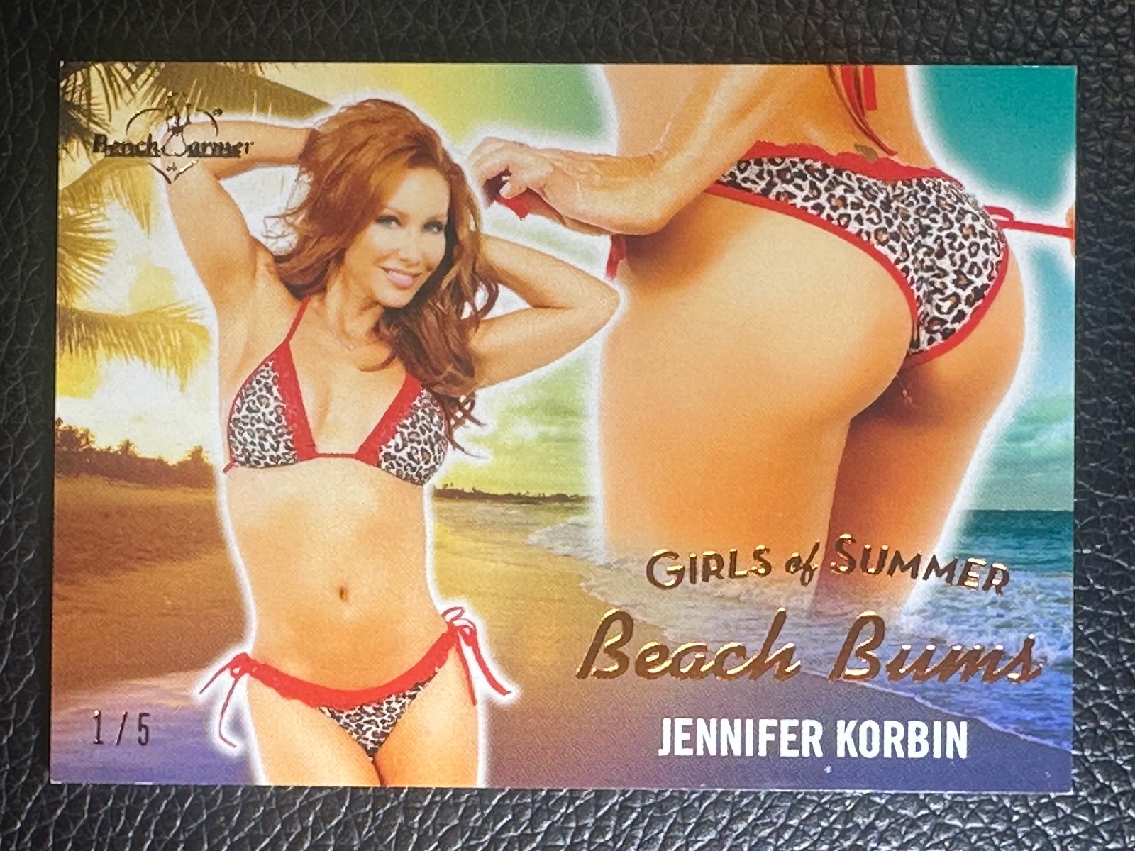 2023 Bench Warmer Girls Of Summer Beach Bums Bronze Foil Jennifer Korbin 1/5
