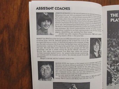 1982-83 Wichita St. Womens Basketball Guide(13 Sign/LISA  HODGSON/MARY  KENNEDY)