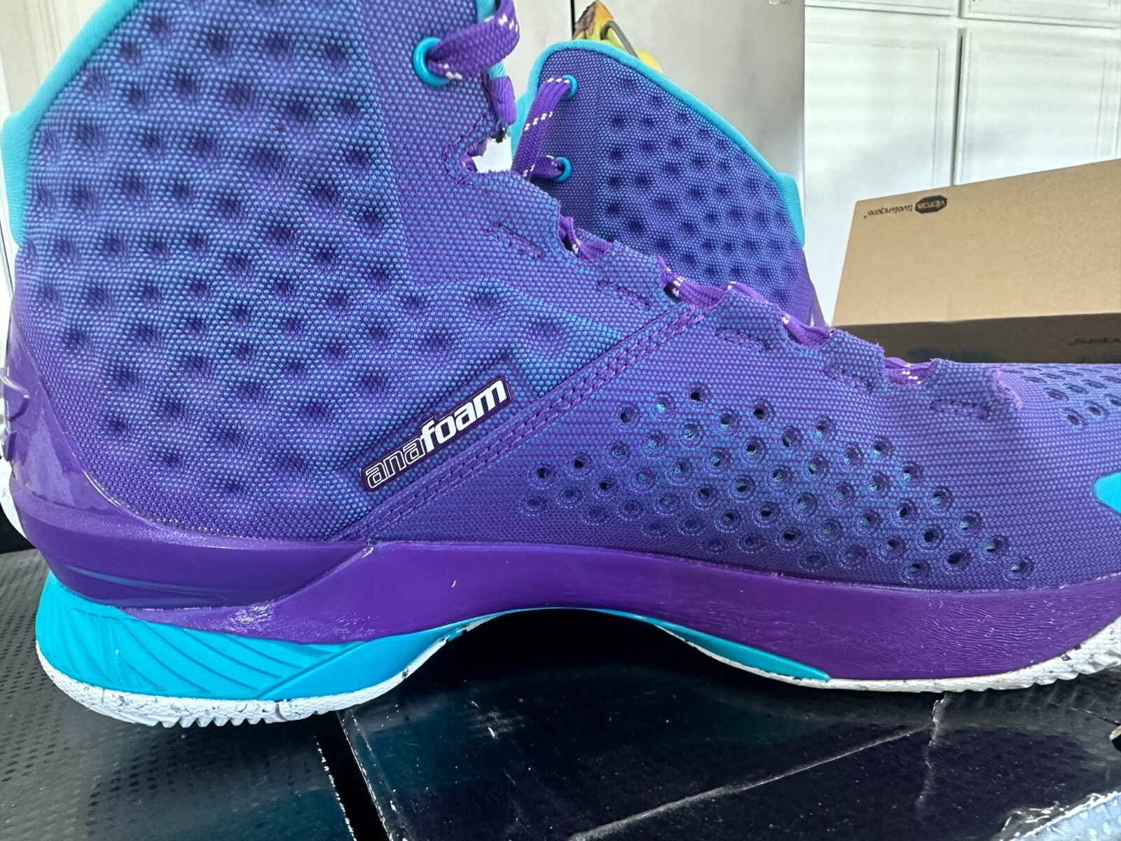 Pre-owned Under Armour Curry 1 Retro 2022 Mid (size 12 ) Father To Son Basketball Shoes In Purple