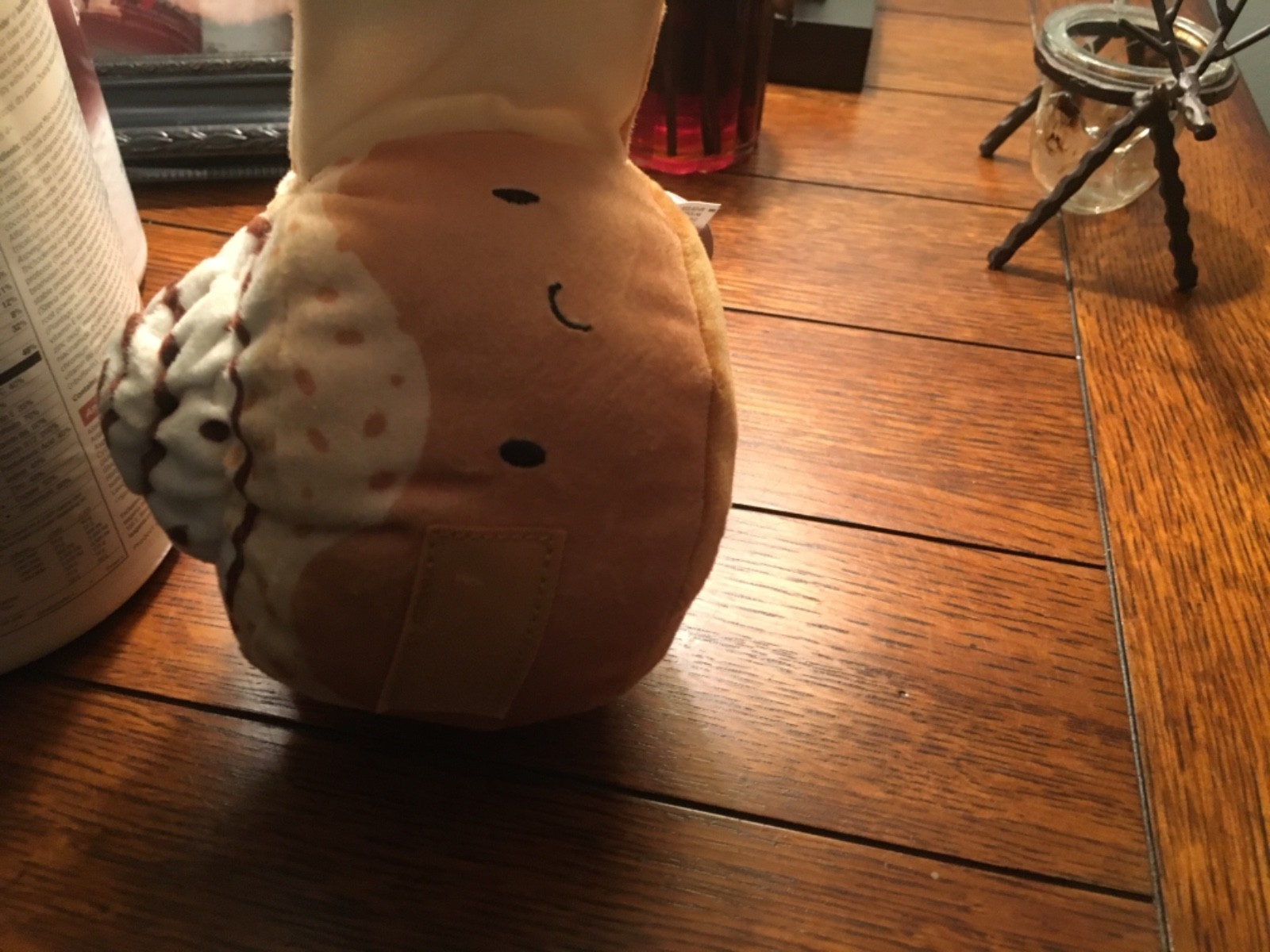 Brand New! BarkBox Plush Large Dog Toy Squeaky Howie Roll Cinnamon Roll