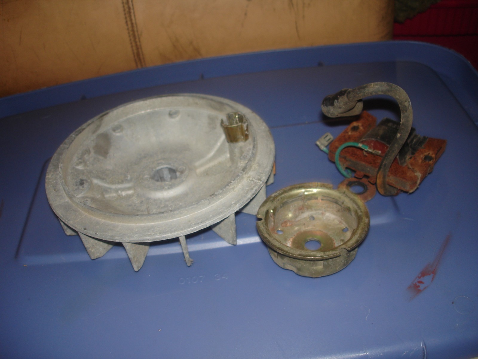 Strikemaster Cobra pro 3.5 hp coil flywheel starter cup ice auger part