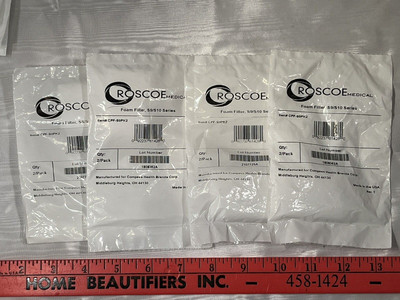 Four Roscoe Medical Foam Filter S9/S10 Series - 2 Pack CPAP