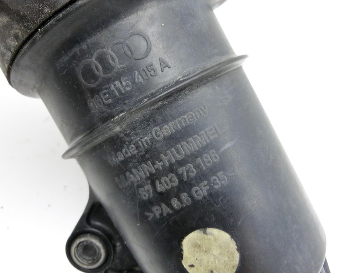 Audi A6 4F C6 05-09 3.2 188KW AUK Ölfiltergehäuse Gehäuse Halter für Ölfilter Audi A6 4F C6 05-09 09.03.2004... Vorschau 3
