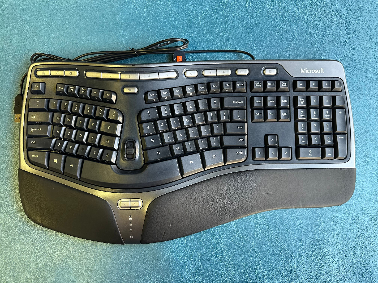 Microsoft NaturalErgonomic キーボード KU-0462 Microsoft KU-0462 Natural Ergonomic USB Keyboard 4000 v1.0