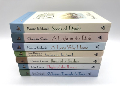 Lot of 7 Mysteries of Sparrow Island Hardcover Books Series Guideposts