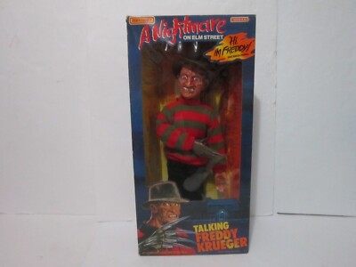 1989 Freddy Krueger NIB Matchbox 18  Talking Doll Nightmare On Elm Street Sealed